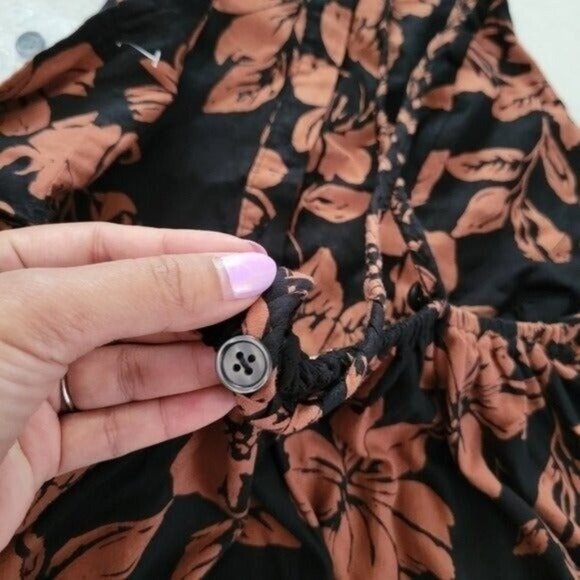 NWT Free People Perfect Sundress Dark Combo Midi Dress Size Small - Picture 12 of 12